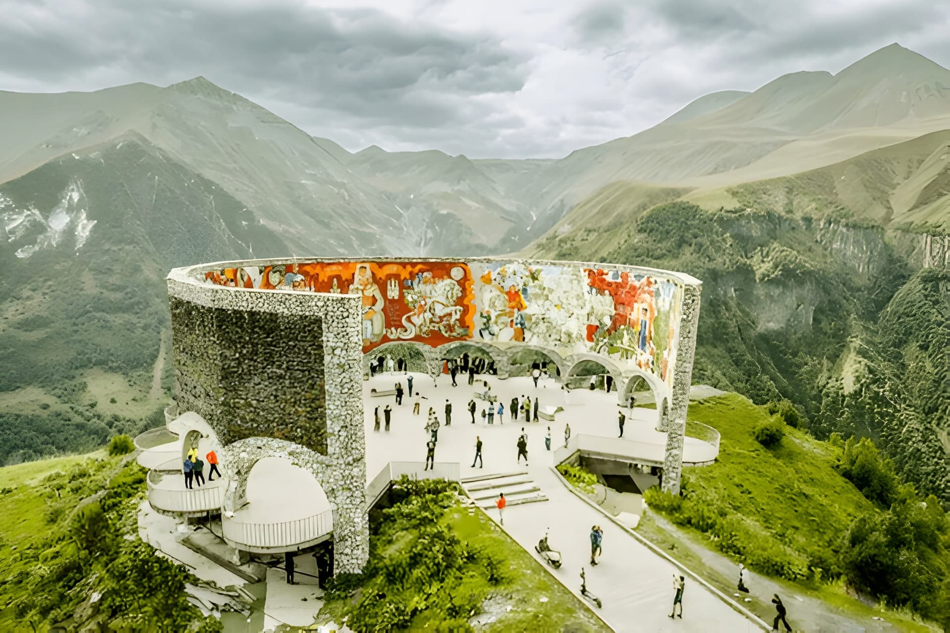 From Tbilisi Daytrip Kazbegi Gudauri & Zhinvali Guided Group Tour image 2