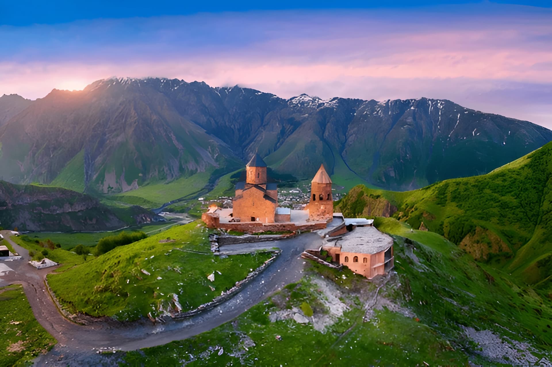 Kazbegi Full-Day Ananuri Fortress & Gergeti Monastery Tour image 1